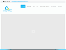 Tablet Screenshot of hopital-prive-saint-paul.com